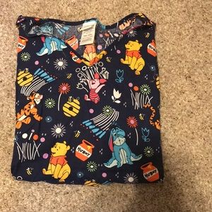 Winnie the Pooh scrub top